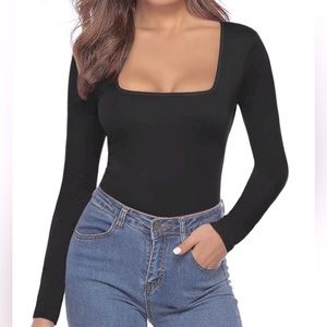 Square Neckline Bodysuit